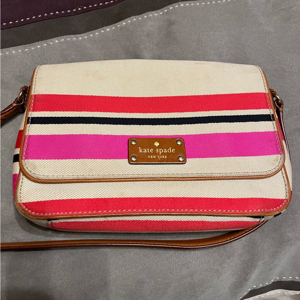 Kate Spade crossbody canvas purse